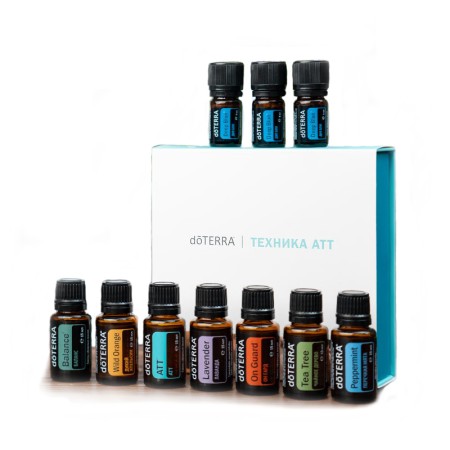Картинка Набор эфирных масел для массажа doTERRA "Техника АТТ" (AROMATOUCH TECHNIQUE), 7x15 мл + 3x5 мл от магазина IQ-Robot