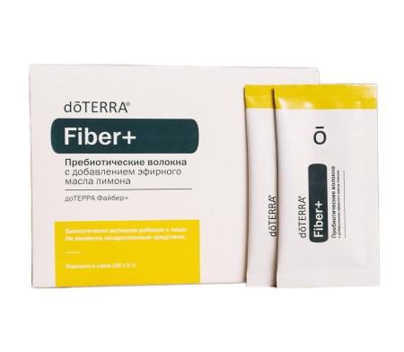 «Файбер+» Пребиотический комплекс doTERRA Fiber+ с маслом лимона, 30 саше