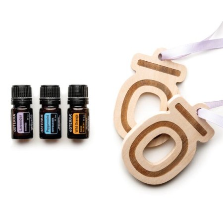 Картинка Деревянный диффузор в наборе с маслами doTERRA, 3x5 мл от магазина IQ-Robot