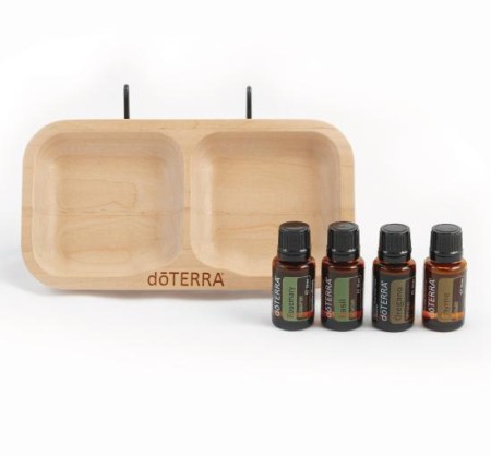 Картинка Малый набор эфирных масел doTERRA и менажница, Шеф-повар, 4x15 мл от магазина IQ-Robot