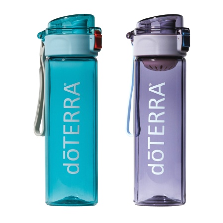 Картинка Набор doTERRA «Солнце в воде» для активного образа жизни (бутылка фиолетовая + MetaPWR) от магазина IQ-Robot