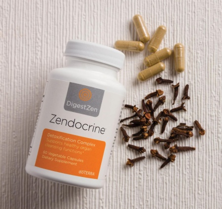 Картинка doTERRA Комплекс Зендокрин для детоксикации, Zendocrine Detoxification Complex, 60 капсул от магазина IQ-Robot