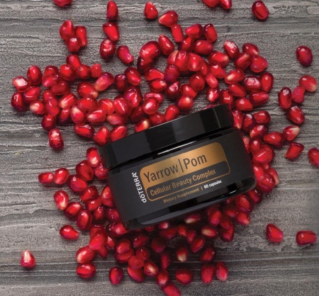 Картинка doTERRA Тысячелистник/Гранат Клеточный бьюти-комплекс в капсулах, Yarrow|Pom Capsules, 60 капсул от магазина IQ-Robot