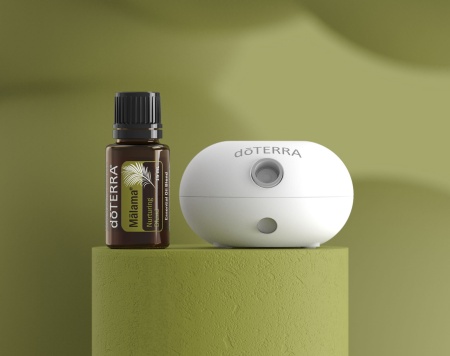 Картинка Набор doTERRA портативный диффузор Bubble с датчиком движения и смесь Малама, 15 мл от магазина IQ-Robot