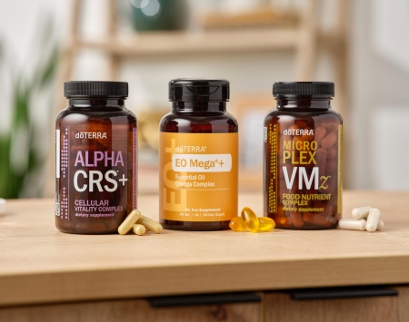 Картинка Набор «Долгожитель» doTERRA Lifelong Vitality Pack NEW, 1x90 и 2x120 капсул от магазина IQ-Robot
