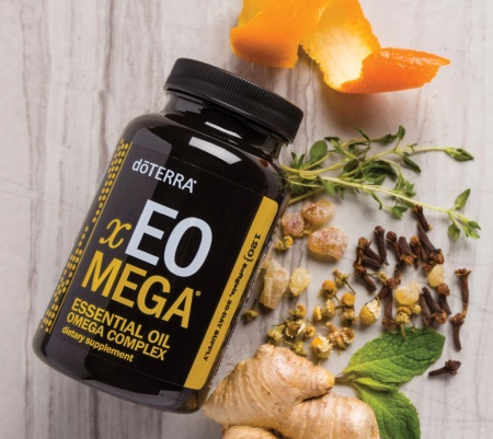 Картинка doTERRA xEO Mega Омега-комплекс эфирных масел, 120 капсул от магазина IQ-Robot