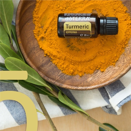 Картинка Эфирное масло doTERRA Куркума, Turmeric, 15 мл от магазина IQ-Robot