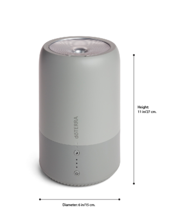 Картинка Диффузор + увлажнитель воздуха doTERRA Dawn Aroma Humidifier для эфирных масел (1,8 л) от магазина IQ-Robot